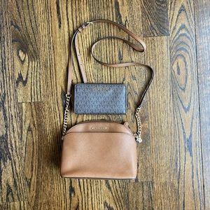 EUC Michael Kors Crossbody bag and matching wallet